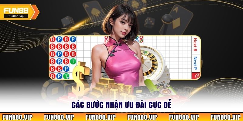Các bước nhận ưu đãi cực dễ 