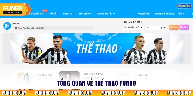 Tổng quan về thể thao Fun88